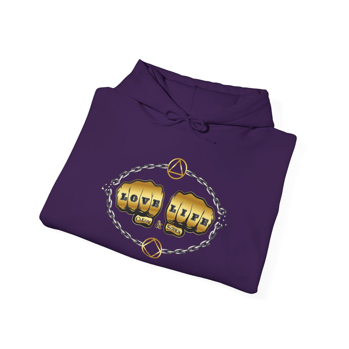 Love Life Clean & Sober Recovery Hoodie