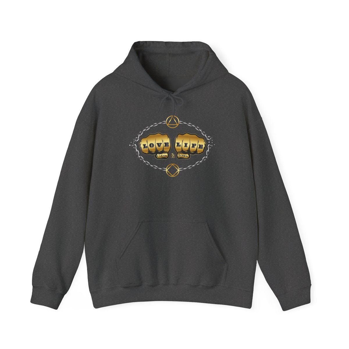 Love Life Clean & Sober Recovery Hoodie