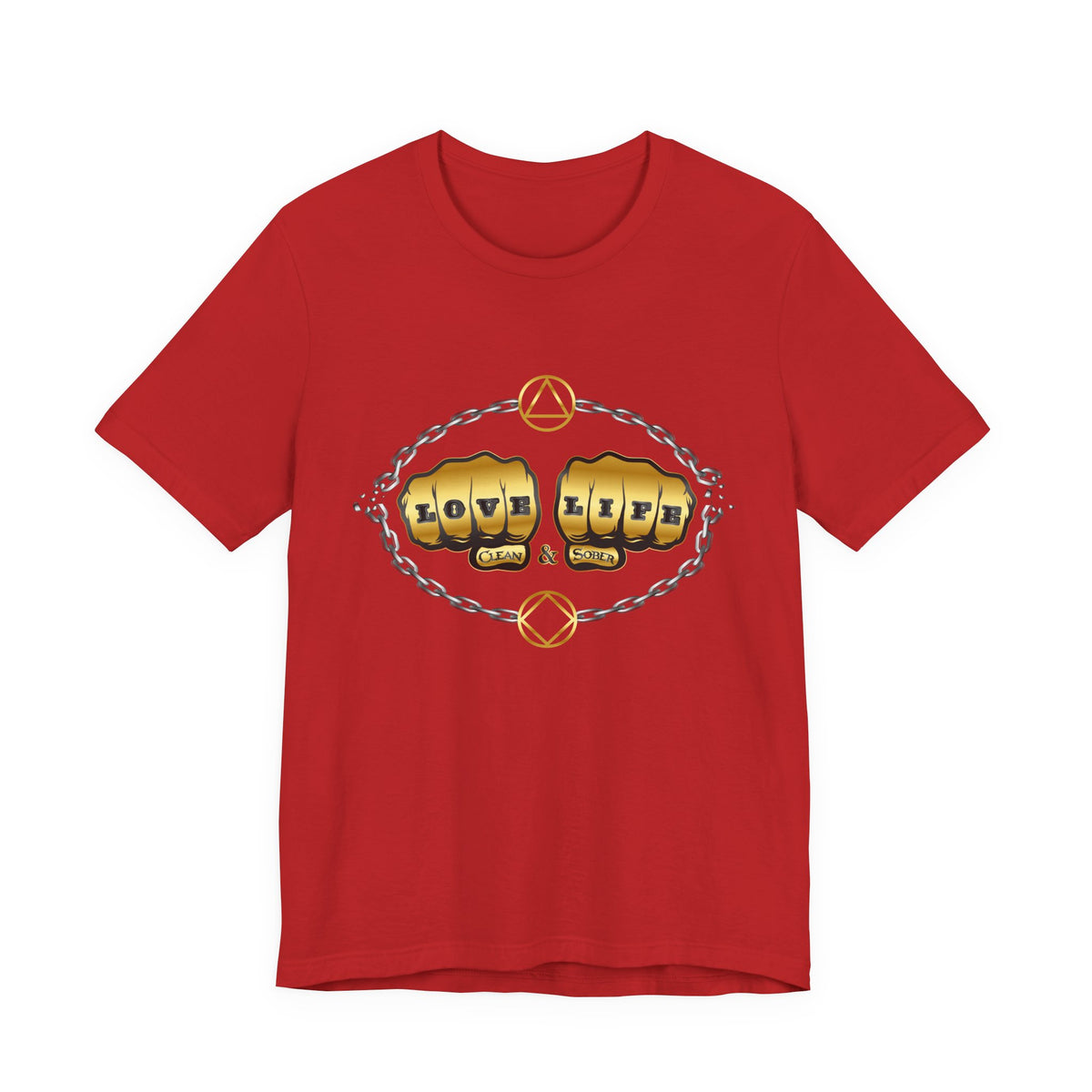 Love Life Clean & Sober Men’s Recovery T-Shirt