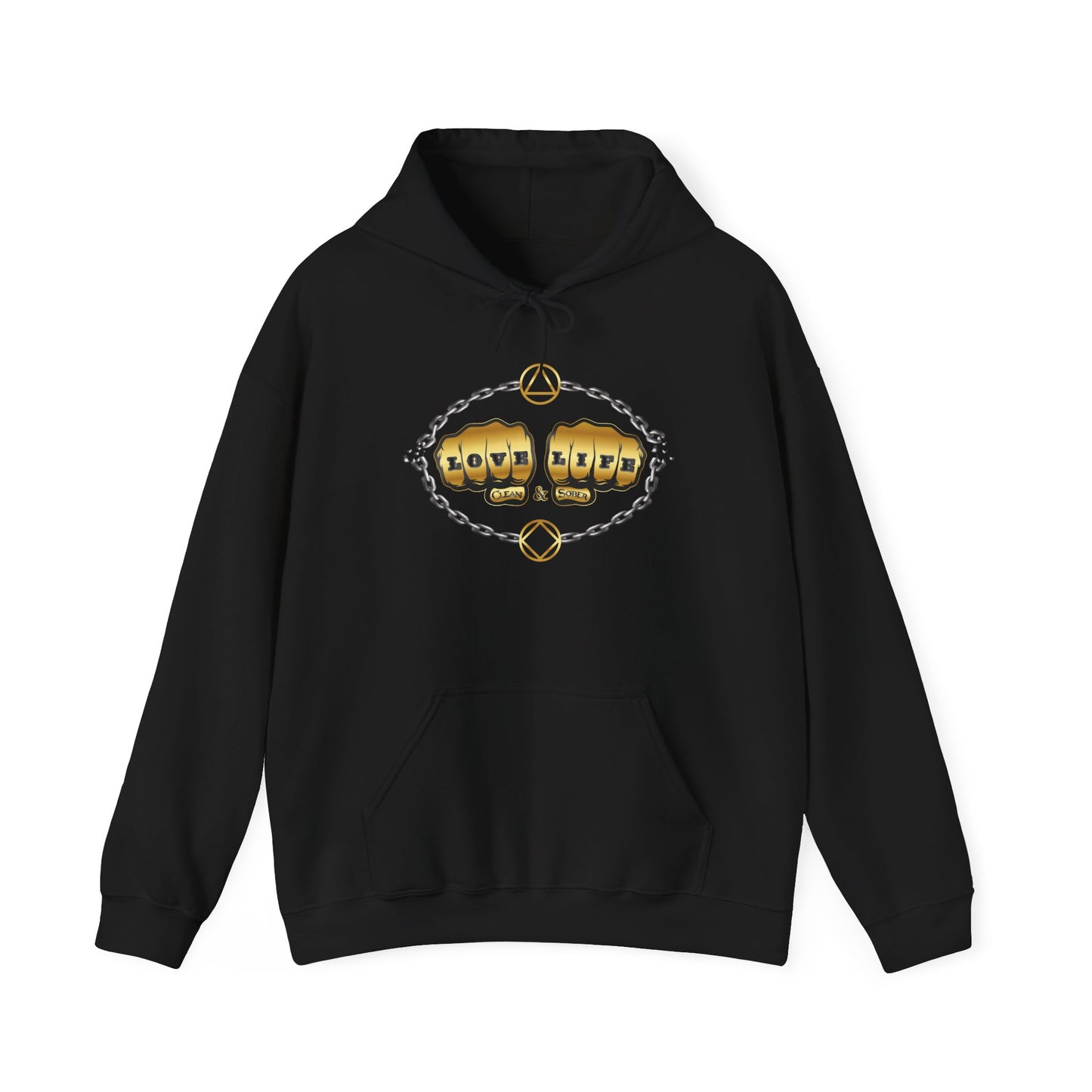 Love Life Clean & Sober Recovery Hoodie