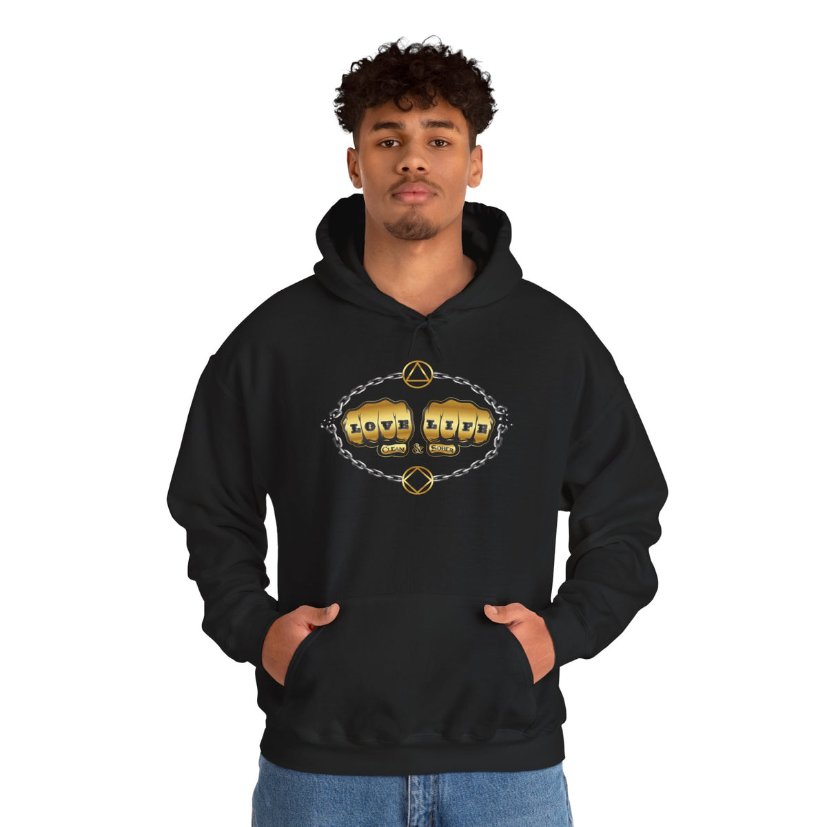 Love Life Clean & Sober Recovery Hoodie