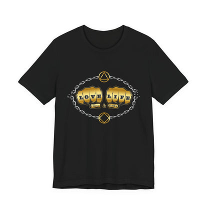 Love Life Clean & Sober Classic Recovery T-Shirt