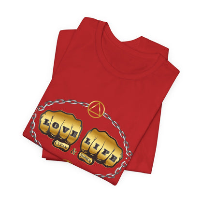 Love Life Clean & Sober Men’s Recovery T-Shirt