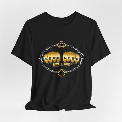 Love Life Clean & Sober Classic Recovery T-Shirt