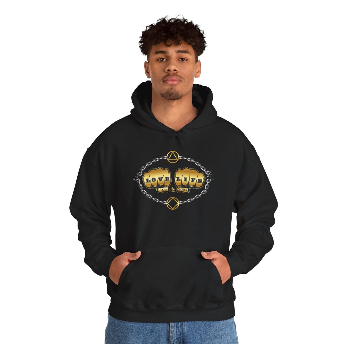 Love Life Clean & Sober Recovery Hoodie