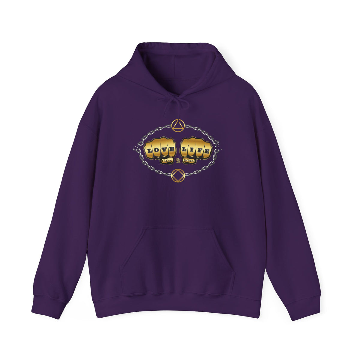 Love Life Clean & Sober Recovery Hoodie