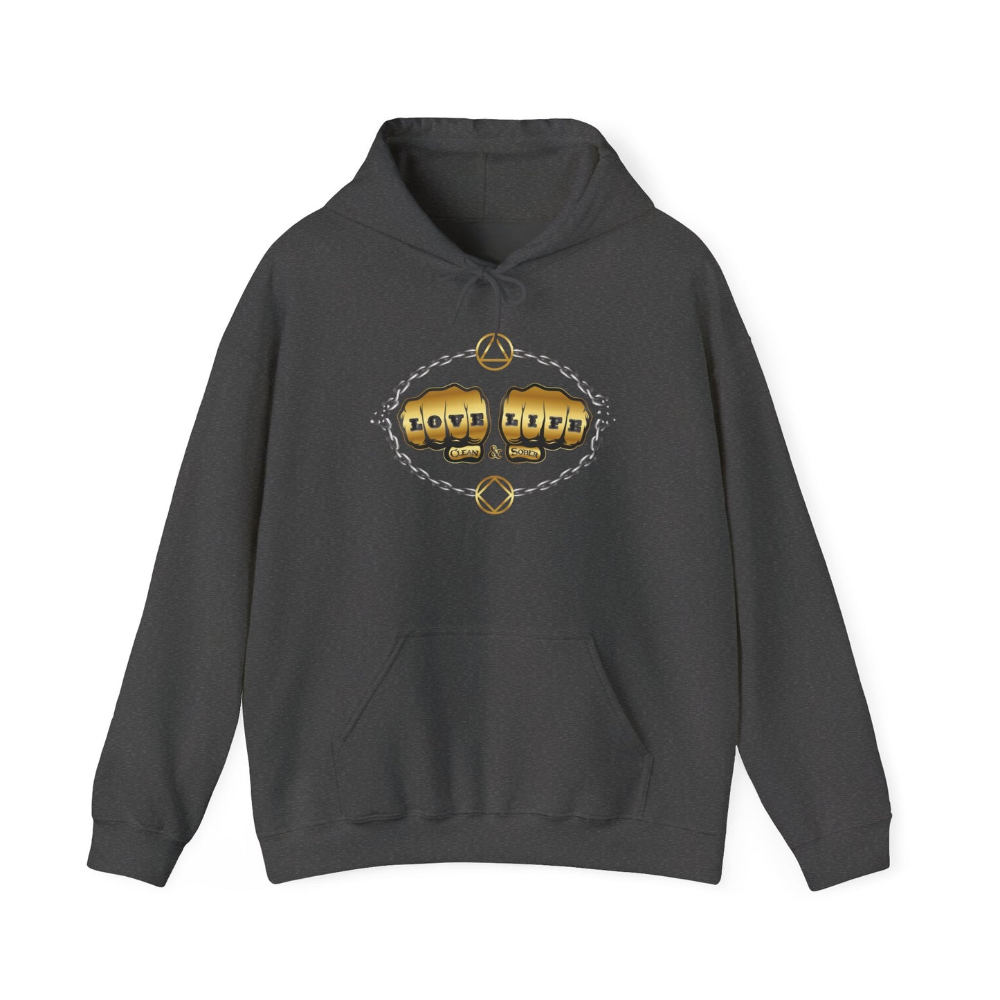 Love Life Clean & Sober Recovery Hoodie