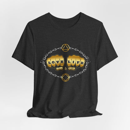 Love Life Clean & Sober Classic Recovery T-Shirt
