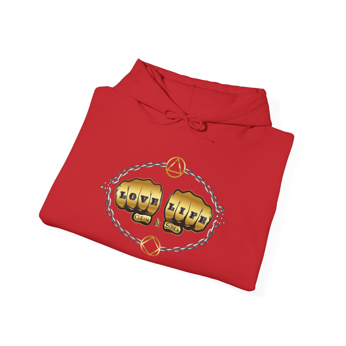 Love Life Clean & Sober Recovery Hoodie